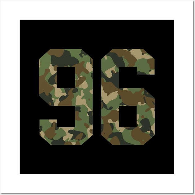 Camouflage number 96 Wall Art by Eric Okore